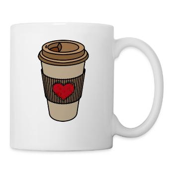 Coffee to Go (DDP) - Tasse - Weiß - Rechts
