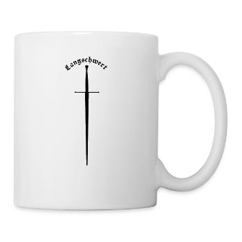 Langes Schwert - Tasse - Weiß - Rechts