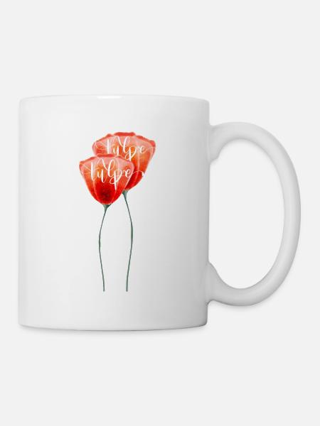 Tulipe - Mug blanc - blanc