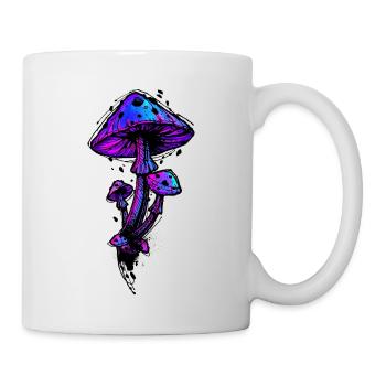 Psychedelic Mushrooms - Tasse - Weiß - Rechts