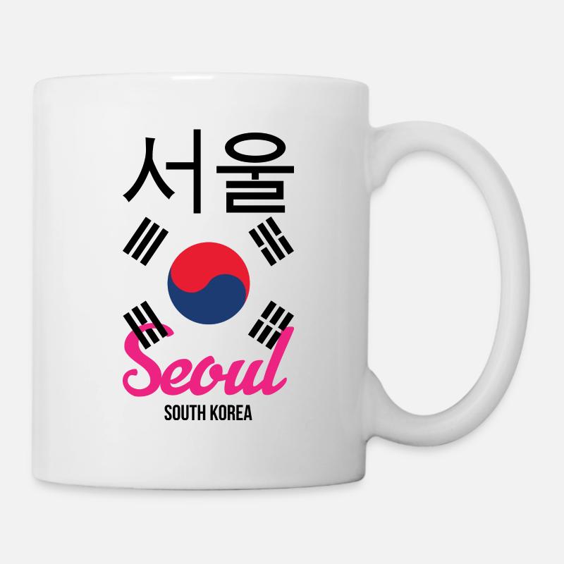 Kpop K-Pop Corée Coréen Séoul Hallyu K-drama - Mug blanc - blanc