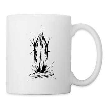 Planche de surf Surfer - Mug blanc - blanc - Droite