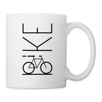 Bike bike biker - Mug - white - Right
