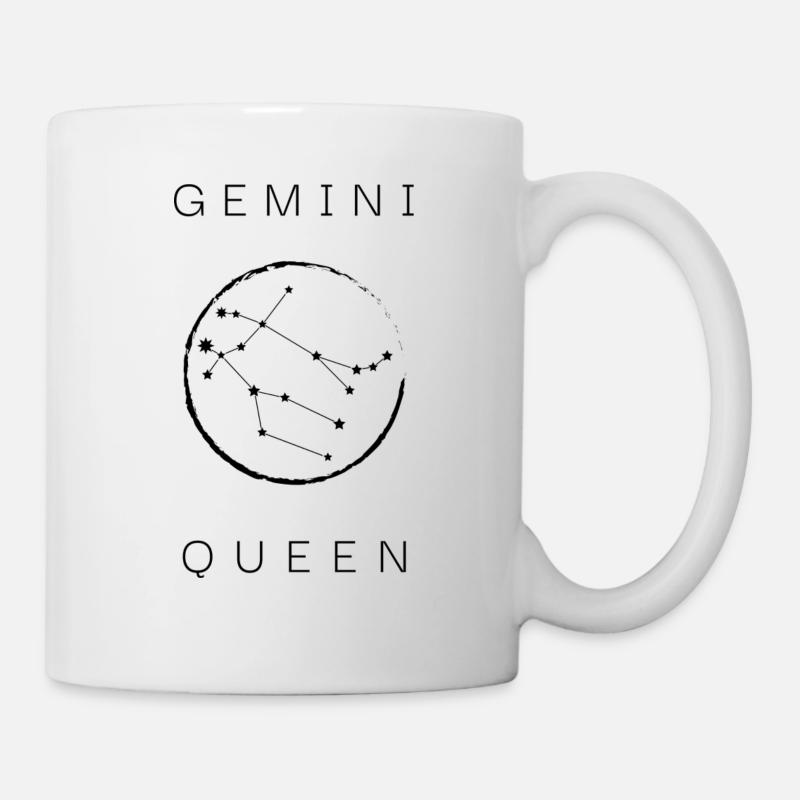 Zwillinge Königin - Tasse - Weiß