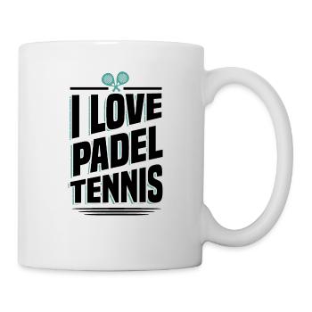 Padel Tennis Paddel Padelball Padeln Padeltennis - Tasse - Weiß - Rechts