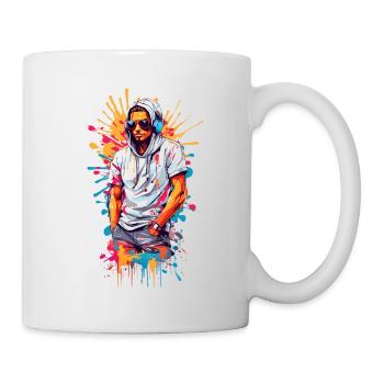 Cool hipsters - Mug - white - Right