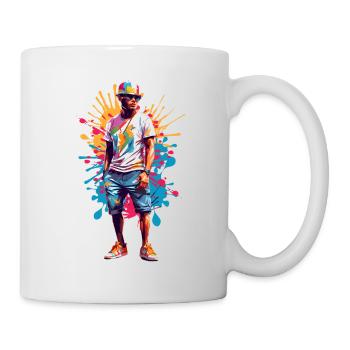 Hipsters cool - Mug blanc - blanc - Droite
