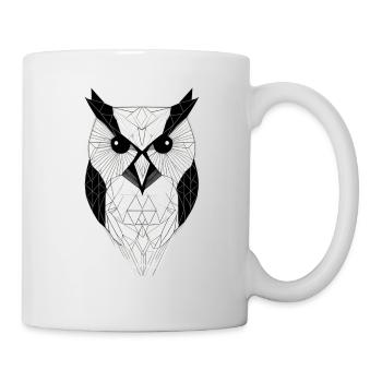 Hibou - Mug blanc - blanc - Droite