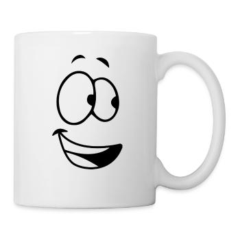 freuen - Tasse - Weiß - Rechts