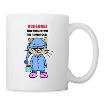 Grognement matinal - Mug blanc - blanc - Droite