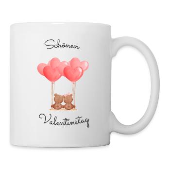 Schönen Valentinstag - Tasse - Weiß - Rechts