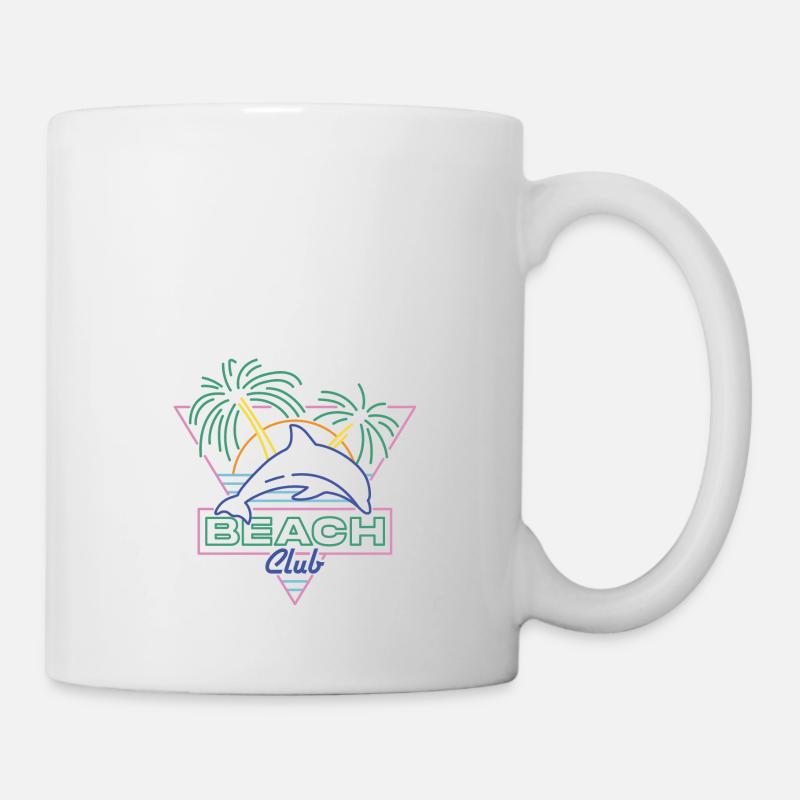 Beach Club - Tasse - Weiß