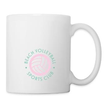 Beach-volley - Mug blanc - blanc - Droite