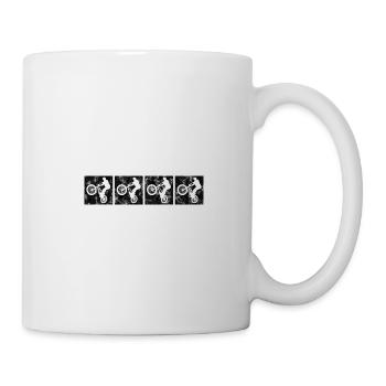 BMX Vélo Vélo Rétro Cadeau Vélo Motocross - Mug blanc - blanc - Droite