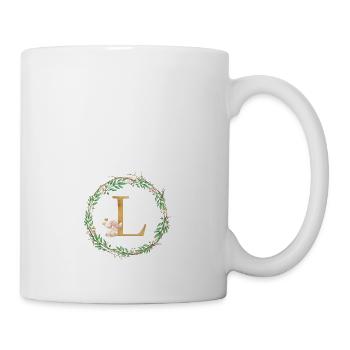 Customizable Monogram L - Mug - white - Right