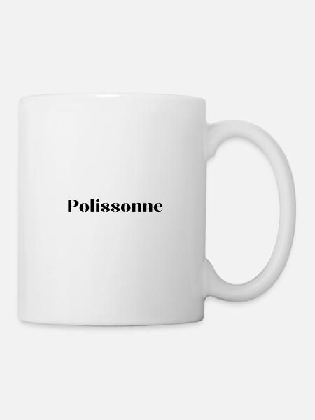 Polissonne - Mug blanc - blanc
