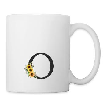 O Monogram Sunflowers - Mug - white - Right