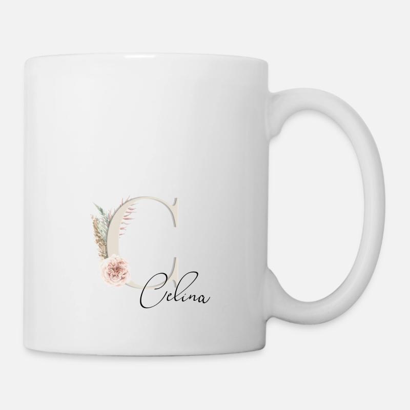 Celina! Name Boho - Tasse - Weiß