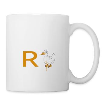 Rente Ente - Tasse - Weiß - Rechts