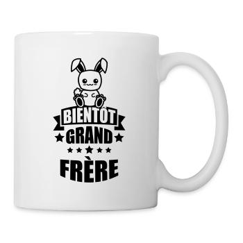 bientôt grand frère - Mug blanc - blanc - Droite