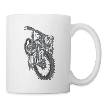Tour de boue - Mug blanc - blanc - Droite