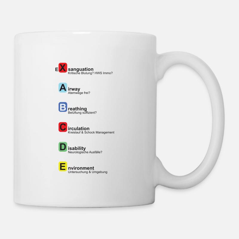 ABCDE German - Mug - white