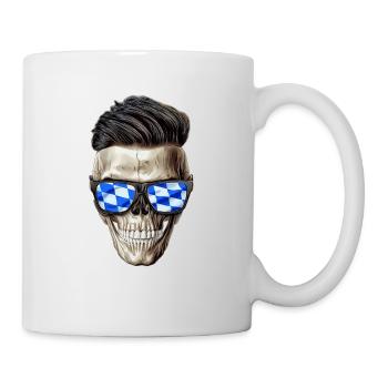 Crâne bavarois - Mug blanc - blanc - Droite
