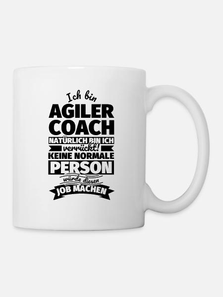 Agiler Coach Geschenke - Tasse - Weiß
