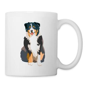 Australian Shepherd - Mug - white - Right