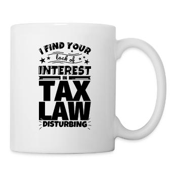 Droit fiscal Drôle de cadeau - Mug blanc - blanc - Droite