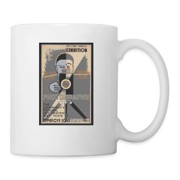 Alter Fotograf - Tasse - Weiß - Rechts