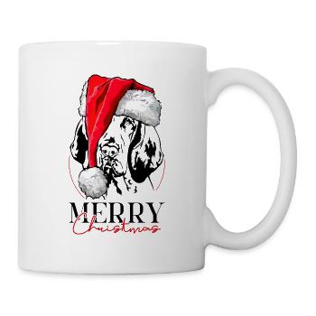 Santa Bracco Italiano Merry Christmas Wilsigns - Mug - white - Right