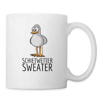 Schietwetter Sweater - Tasse - Weiß - Rechts