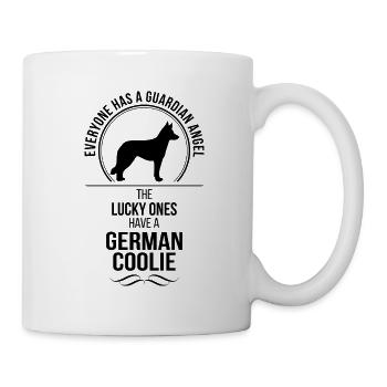 Coolie allemand ange gardien chiens Wilsigns - Mug blanc - blanc - Droite