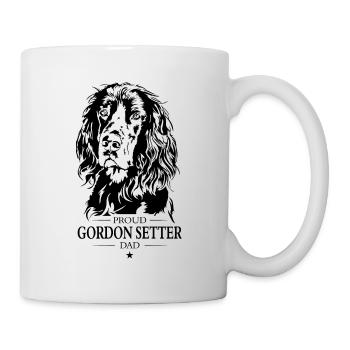 Gordon Setter Dad Hunde Hund Jagdhunde Wilsigns - Tasse - Weiß - Rechts