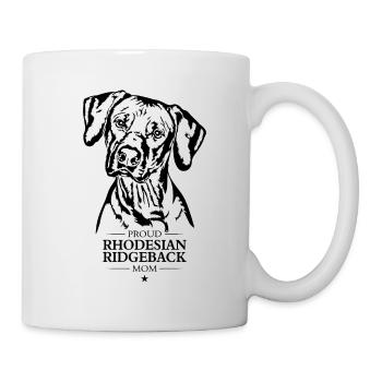 Rhodesian Ridgeback Maman Chien Chien Wilsigns - Mug blanc - blanc - Droite