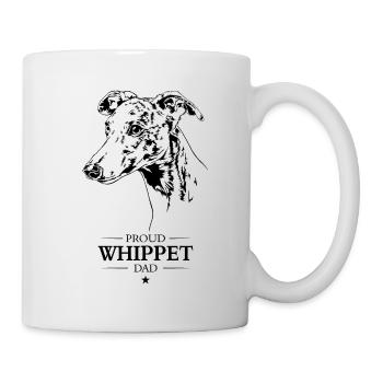 Whippet Papa Chiens Lévrier Lévriers Wilsigns - Mug blanc - blanc - Droite