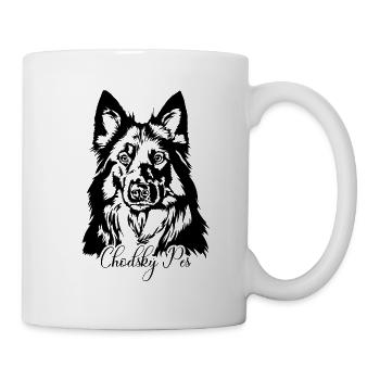 Chodsky Pes Portrait German Shepherd Wilsigns - Mug - white - Right