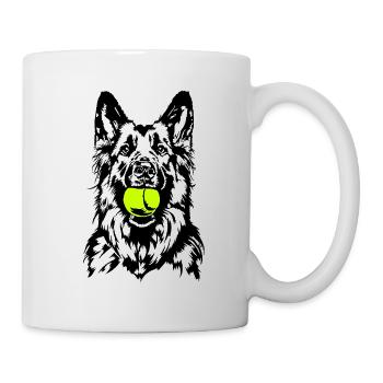 German Longhaired German Shepherd Dogs Wilsigns - Mug - white - Right