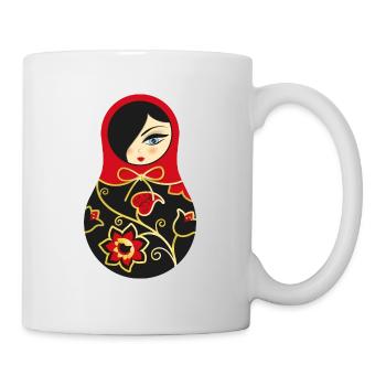 Matroschka Larissa - Tasse - Weiß - Rechts