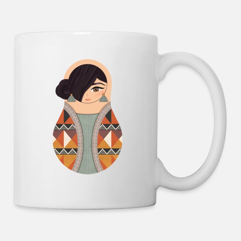 Matroschka Nesrin - Tasse - Weiß