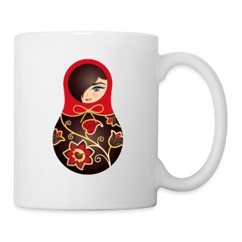 Matroschka Helena - Tasse - Weiß - Rechts