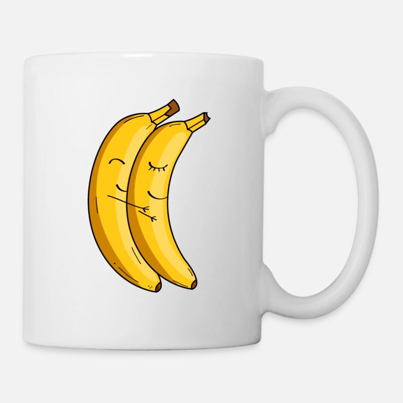 Banana Cuddle Love - Mug - white