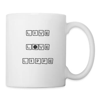 Live - Love - Lippe #2w - Tasse - Weiß - Rechts