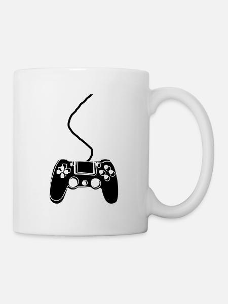 Spielkonsole - Tasse - Weiß