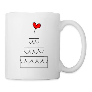 ALLES GUTE ZUM GEBURTSTAG. ALLES GUTE ZUM GEBURTSTAG. JAHRESTAG. - Tasse - Weiß - Rechts