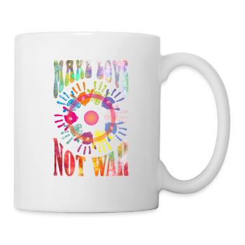 Rassemblez-vous - Faites l’amour pas la guerre 1 - Mug blanc - blanc - Droite