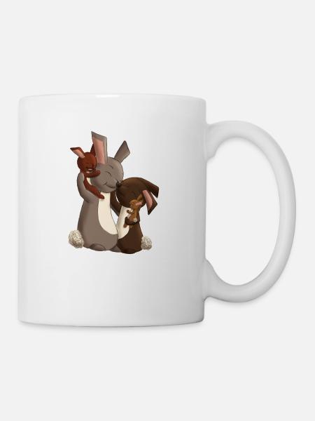 Rabbit family - Mug - white