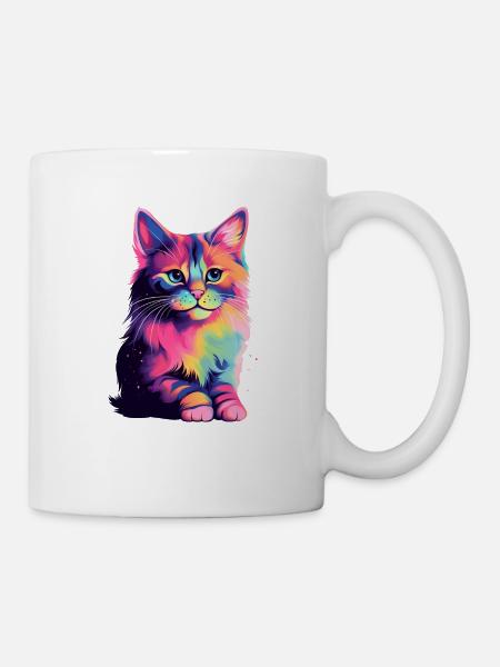 Universe Cat - Tasse - Weiß