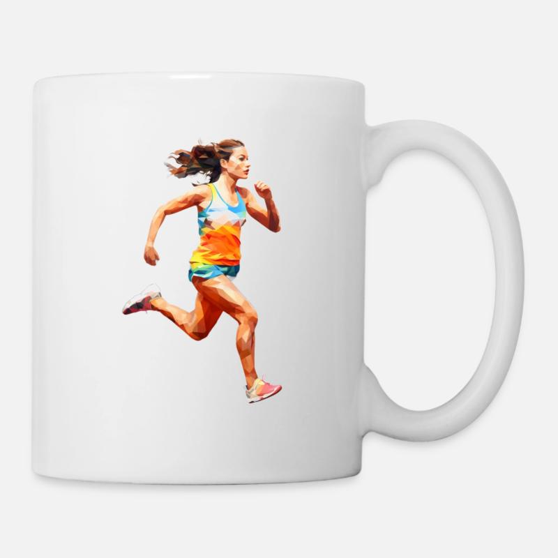 Runner Girl - Mug - white